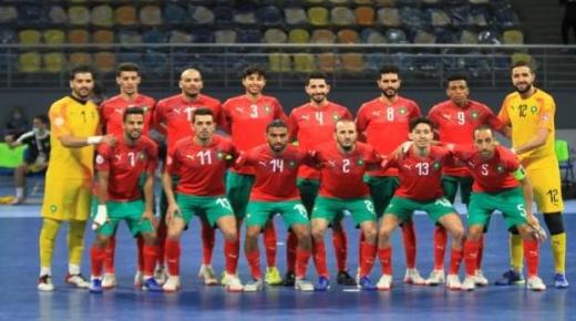كرة قدم داخل القاعة ..المنتخب الوطني المغربي يعود إلى أرض الوطن متوجا ببطولة كأس العرب