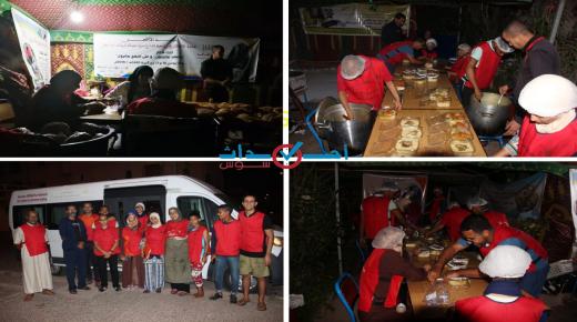 جمعية اشراقة تحتفل بعيد الأضحى مع الأشخاص في وضعية الشارع