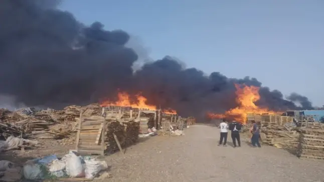 حريق مهول نواحي اشتوكة‬ أيت باها