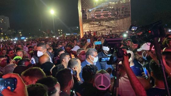 لعنة ” إرحل ” تلاحق أخنوش بمهرجان تيميتار بأكادير 