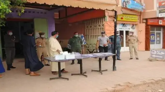 السلطات المحلية تقود حملة تحسيسية حول كورونا بتغمي ضواحي تزنيت