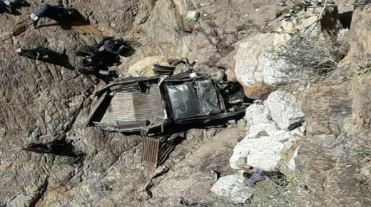سقوط سيارة من أعلى منحدر يقتل شخصين بالمنيزلة نواحي تارودانت