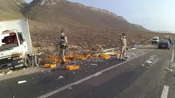 شاحنة للسمك تخلف خسائر فادحة نواحي سيدي إفني