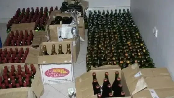 في عملية نوعية ..حجز أزيد من 5000 قنينة للمشروبات الكحولية