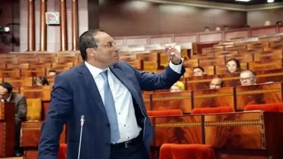 Abdelkader Amara intervenant sur le devenir de La SAMIR lors de la séance des questions orales à la chambre des représentants