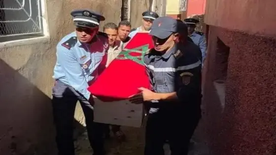 تشييع جثامين عناصر الوقاية المدنية شهداء الواجب الوطني