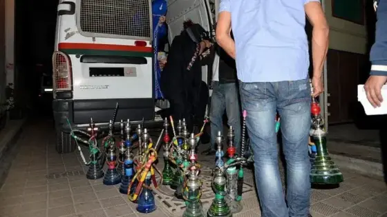 توقيف 14 شخصا بعد مداهمة مقهى “الشيشا” بتيزنيت