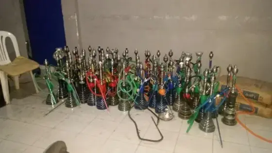 أكادير : حجز كمية هامة من لوازم الشيشا بعدد من المقاهي بالمدينة