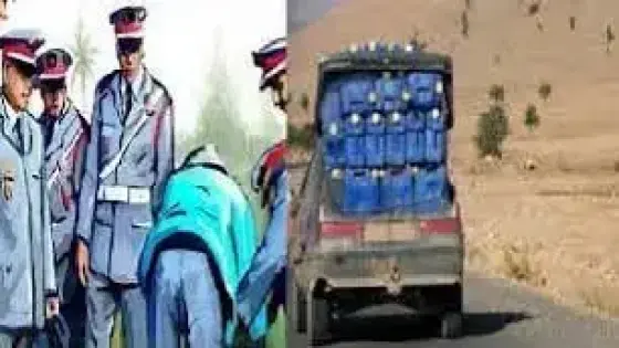 درك تزنيت يحجز كميات كبيرة من الكازوال المهرب