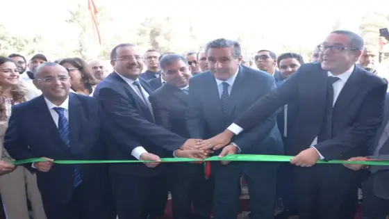 بالفيديو ، افتتاح أكبر سوق للسمك بالجملة بانزكان