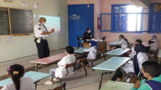 حملة أمنية تحسيسة بالوسط المدرسي في تزنيت