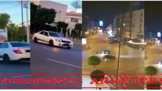 خارقين حالة الطوارئ وزايدينها بالتهور في السياقة .. ولاد الفشوش في قبضة أمن البيضاء