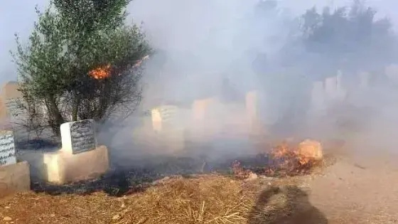 غضب جماعي بعد إحراق ” مقبرة ” في بيوكرى