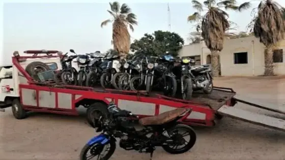 أمن إنزكان يشن حملة موسعة على أصحاب الدراجات النارية