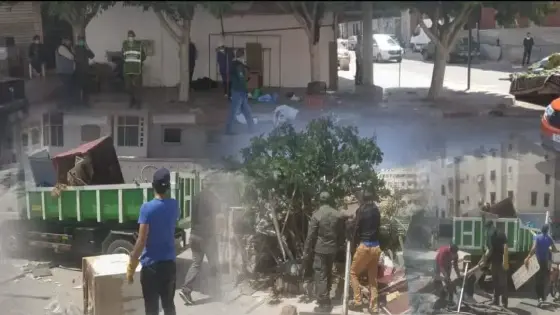 بالصور .. السلطة المحلية بأكادير تشن حملة شرسة على أصحاب العربات المجرورة