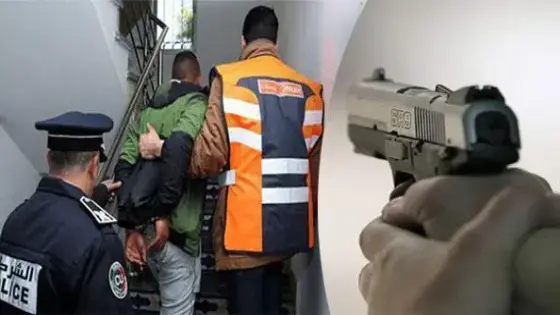 ضابط أمن يشهر سلاحه في وجه مسخوط الوالدين احتجزهما وهددهما بسكين