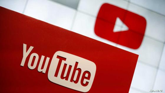 FILE PHOTO: YouTube logo at the YouTube Space LA in Playa Del Rey, Los Angeles, California, United States October 21, 2015. REUTERS/Lucy Nicholson/File Photo