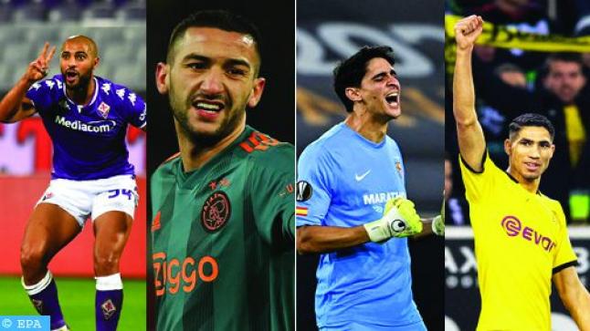 ترشيح أربعة لاعبين مغاربة لنيل جائزة “أفضل لاعب مغاربي في السنة” لمجلة “فرانس فوتبول”