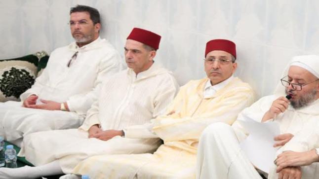 أمزازي والصبتي يحضران فعاليات الموسم الديني سيدي الحاج الحبيب بتنالت 