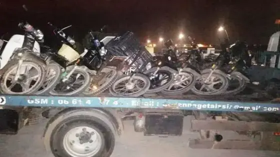 حملات أمنية شرسة على ” الدراجات النارية ” في بلفاع