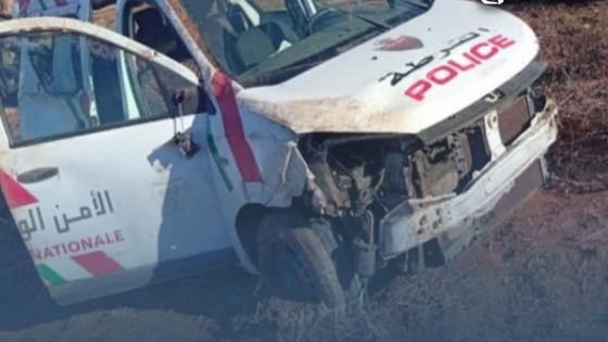 انقلاب سيارة أمن وطني : إصابة شرطيين في حالة حرجة أثناء مهمة إصدار بطاقات وطنية.. تحقيق أمني لكشف أسباب الحادث