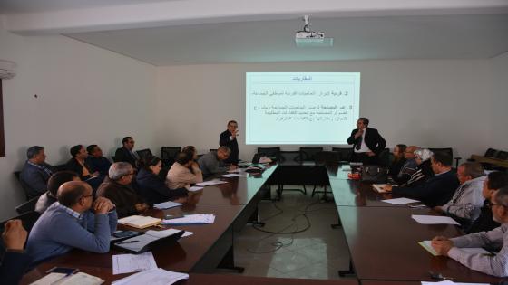 أطر بالمديرية العامة للجماعات المحلية تحلّ بجماعة أيت ملول للمشاركة في وضع مخطط تكوين الموارد البشرية بالجماعة