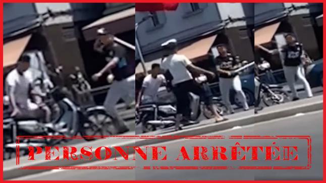 توقيف ” الجانح ” الذي ظهر في فيديو يهدد شرطيا وسط الشارع العام