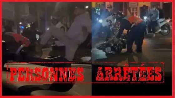 الدار البيضاء: توقيف مشتبه فيهم تسببوا في حادث سير مع شرطي