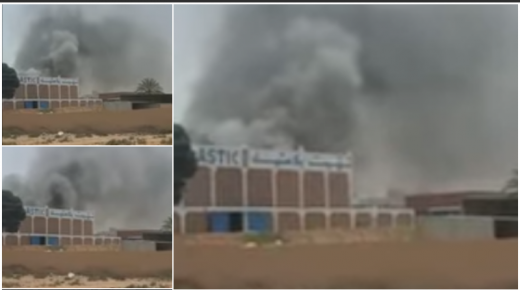 إندلاع حريق مهول بمصنع ” البلاستيك ” في تزنيت
