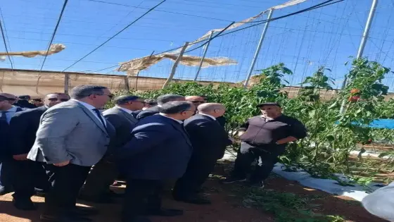 وزير الفلاحة يتفقد الأضرار الناجمة عن الرياح العاصفية بضيعات اشتوكة آيت باها