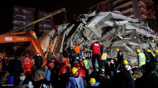 تركيا.. ارتفاع عدد ضحايا زلزال إزمير إلى 12 قتيلا و419 جريحا