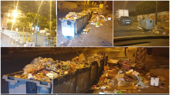 شوارع انزكان تتحول لمطارح حقيقية للازبال والمسؤولين في سبات عميق