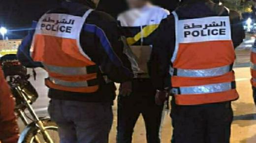 توقيف شخص من ذوي السوابق بعد حادثة سير وفرار ومقاومة عنيفة بالسلاح الأبيض