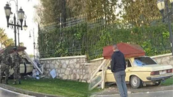 استنفارٌ بعد اصطدام سائق “طاكسي” بحائط القصر الملكي بطنجة