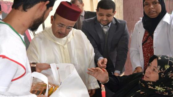 عامل عمالة إنزكان أيت ملول يشرف على إعطاء انطلاقة عملية توزيع القفة الرمضانية لسنة 1440 هجرية