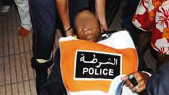 أكادير : شخصان يعتديان على شرطي بالسيوف