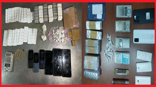 بين أكادير و طنجة، توقيف 4 تجار مخدرات و هذه تفاصيل المحجوزات