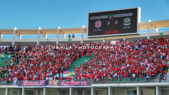 فيديو العودة القوية لجماهير الحسنية بالاهازيج والأغاني الرائدة بمدرجات ادرار