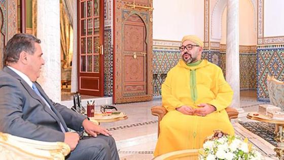 الملك محمد السادس يستقبل عزيز أخنوش