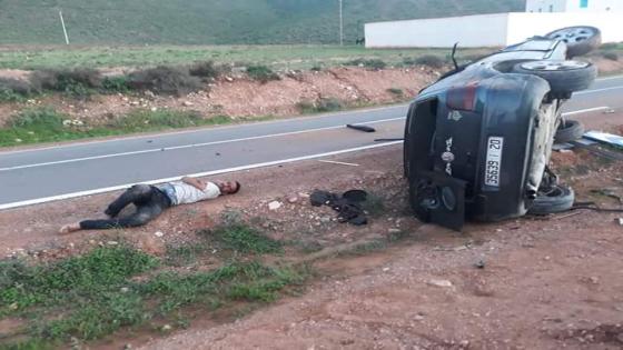 إصابة أربعة شبان في حادثة سير بسيدي إفني