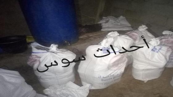 حجز 4 أطنان من ‘الماحيا’ داخل معمل شخصية نافذة