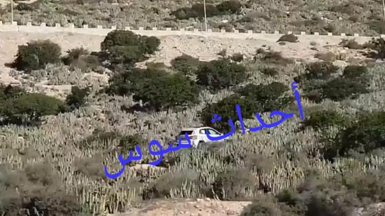 بالصور .. التهور يتسبب في إنقلاب سيارة أخرى بمنعرج الموت بقصبة أكادير أوفلا صباح اليوم