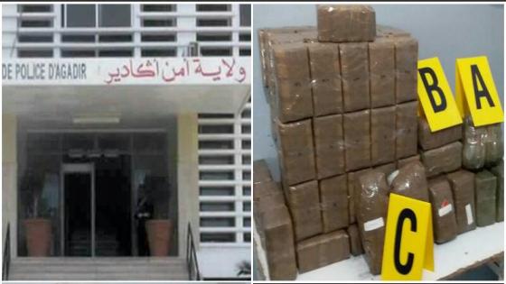 اكادير : تنسيق محكم وناجح ل”الديستي”و”الفرقة الوطنية للشرطة القضائية “و “الشرطة القضائية الولائية “يوقع بعصابة المخدرات