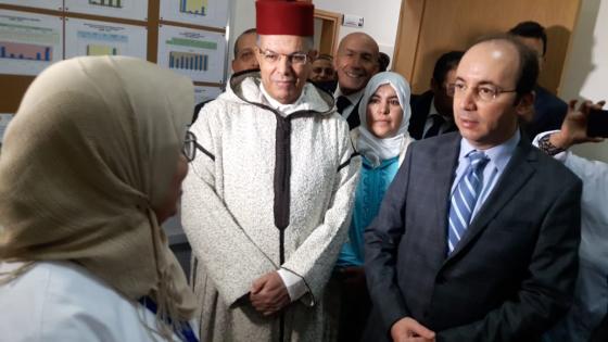 تارودانت (بالصور ): وزير الصحة رفقة عامل الاقليم يشرفان على تدشين مشروع تأهيل وتجهيز المركز الاستشفائي الاقليمي المختار السوسي