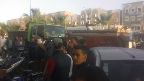 حجز عدد كبير من الطاولات والكراسي في حملة كبيرة لتحرير الملك العمومي بأولاد تايمة