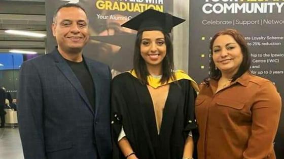 إبنة فنان مغربي تتوج كأحسن طالبة بجامعة أمريكية