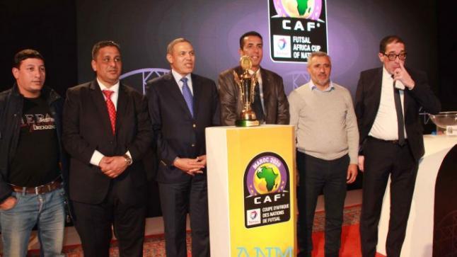 المغرب ضمن المجموعة الاولى ضمن كأس افريقيا لكرة القدم داخل القاعة بالعيون +صور وفيديو