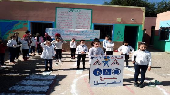 مدرسة الليمون تخلد اليوم الوطني للسلامة الطرقية
