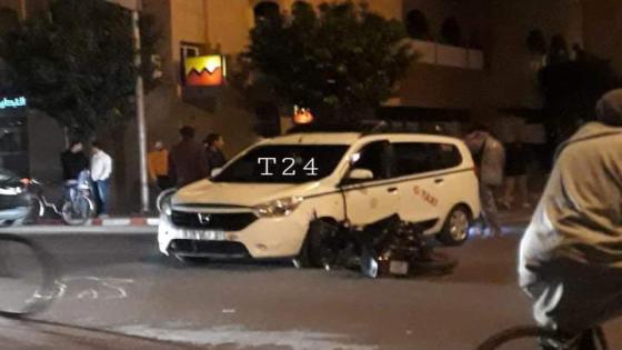 خسائر كبيرة في حادثة سير خطيرة وسط تيزنيت