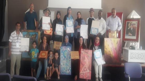 لوحة سوسية تخطف الانظار بطنجة